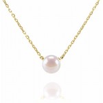 PAVOI Handpicked AAA+ Freshwater Cultured Single Pearl Necklace Pendant | Gold Necklaces for Women