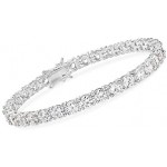 Ross-Simons 15.00-17.00 ct. t.w. CZ Tennis Bracelet in Sterling Silver For Women