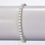 Ross-Simons 15.00-17.00 ct. t.w. CZ Tennis Bracelet in Sterling Silver For Women