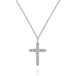 PAVOI 14K Gold Plated Cross Necklace for Women | Cross Pendant | Gold Necklaces for Women