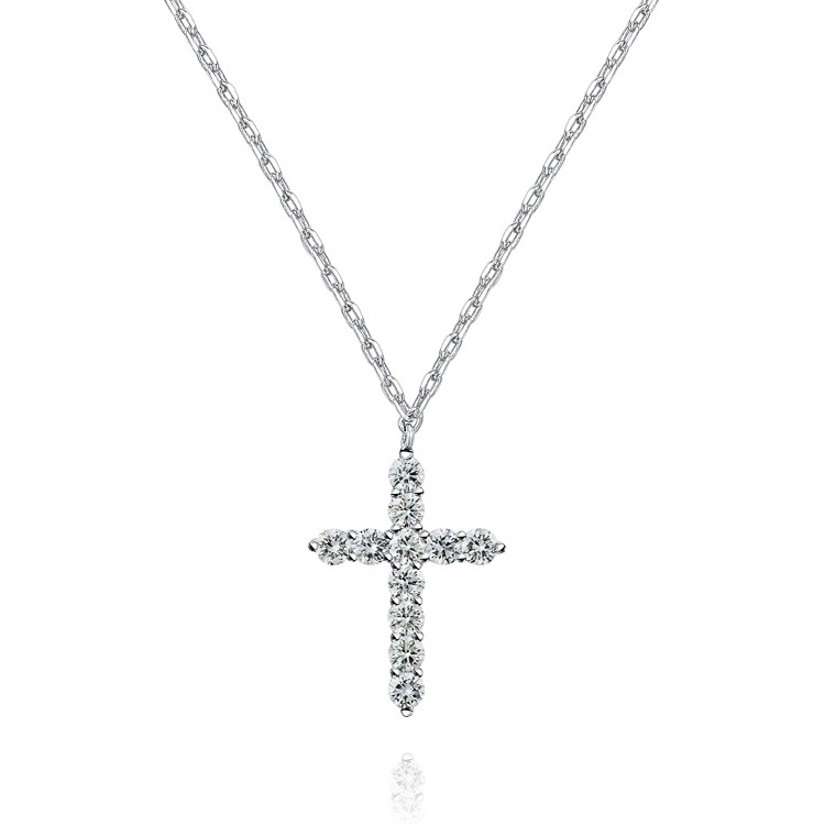 PAVOI 14K Gold Plated Cross Necklace for Women | Cross Pendant | Gold Necklaces for Women