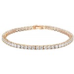 PAVOI 14K Gold Plated Cubic Zirconia Classic Tennis Bracelet | Gold Bracelets for Women | Size 6.5-7.5 Inch