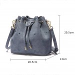 White wolf Small Bag Female Fashion Handbags Handbags Wild Single Shoulder Messenger Bag Bucket Bag