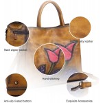 APHISON Designer Soft Leather Totes Handbags for Women Ladies Satchels Shoulder Bags 8171