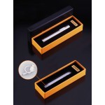 Usb Mini Lighters Electronic Rechargeable Windproof Flameless Cigarette Plasma Lighter (Rose Gold)