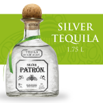 Patron Silver Tequila 100% Agave Mexico, 1.75 ltr