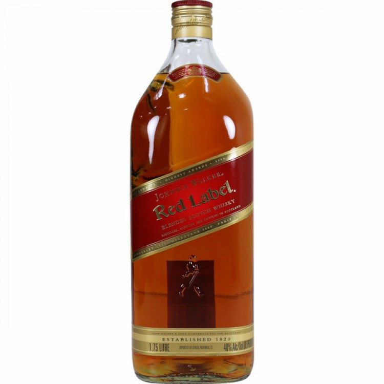 Johnnie Walker Red Label Scotch Scotland, 1.75 L