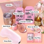 18th Birthday Gifts, Happy Birthday Pamper Set Present Basket, Best 18 Years Old Pamper Gift Ideas for Girls, Best Friends, Sisters, Daughter at Thanksgiving/Christmas/Mother's/Valentines Day