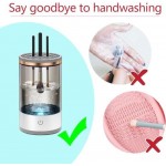 Makeup Brush Cleaner, Electric Cosmetic Brush Cleaner Machine, Automatic Rotating Deep Cleaning, for Different Size Makeup Brushes