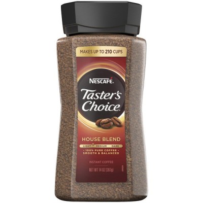 Nescafe Taster's Choice House Blend Instant Coffee, 14 oz