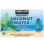 Kirkland Signature Organic Coconut Water, 12 x 11.1 fl oz