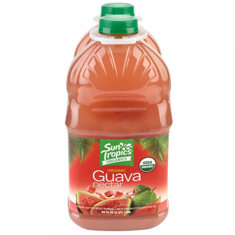 Sun Tropics Organic Guava Nectar, 2 x 64 fl oz