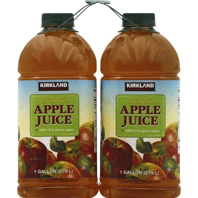 Kirkland Signature Apple Juice, 2 x 1 gal