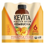 KeVita Master Brew Kombucha, Pineapple Peach, Organic, 6 x 15.2 fl oz