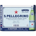 San Pellegrino Sparkling Natural Mineral Water, 15 x 750 ml