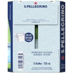 San Pellegrino Sparkling Natural Mineral Water, 15 x 750 ml