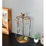 Bird Rotating Necklace Holder Bracelet Stand/Jewelry Organizer/Jewelry Tree,Bronze