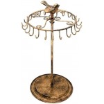 Bird Rotating Necklace Holder Bracelet Stand/Jewelry Organizer/Jewelry Tree,Bronze