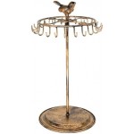 Bird Rotating Necklace Holder Bracelet Stand/Jewelry Organizer/Jewelry Tree,Bronze