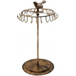 Bird Rotating Necklace Holder Bracelet Stand/Jewelry Organizer/Jewelry Tree,Bronze