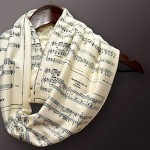 Sheet Music Infinity Scarf