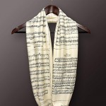 Sheet Music Infinity Scarf