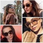 FEISEDY Classic Women Sunglasses Fashion Thick Square Sun Glasses Chunky Frame UV400 B2471