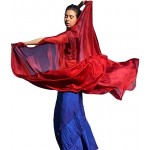 Nahari Silks Womens 100% Silk Dance Scarves Shawls Wraps Solid Colors