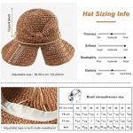 Foldable Wide Brim Floppy Straw Sun Hat Summer Beach Hat for Women Girl