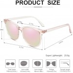 Myiaur Oversized Sunglasses for Women,Classic Square Polarized Lens 100% UV 400 Protection Driving Outdoor Eyewear