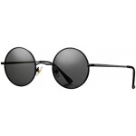 Pro Acme Small Round Polarized Sunglasses for Men Women Circle Retro Shades Metal Hippie Sunglasses UV400