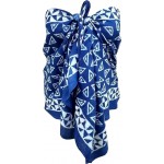 FIKIMOS Sarong/Cum Mini Scarfs Pure cotton indian design hand block printed mini stoll for girls, women 70x20 inch Mini