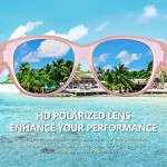 Sunglasses Fit Over Glasses, Polarized 100% UV Protection Wrap-around Sunglasses for Men & Women Driving