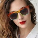 Cat Eye Sunglasses Women Glasses Retro Leopard Sunglass Eyewear UV400 Sun Glass Gradient Shades