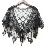 Women's Vintage 1920S Shawl Beaded Sequin Flapper Evening Cape