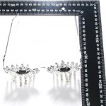 Rhinestone Glasses Frame Women Men Punk Sunglasses Crystal Glasses Party Accessories