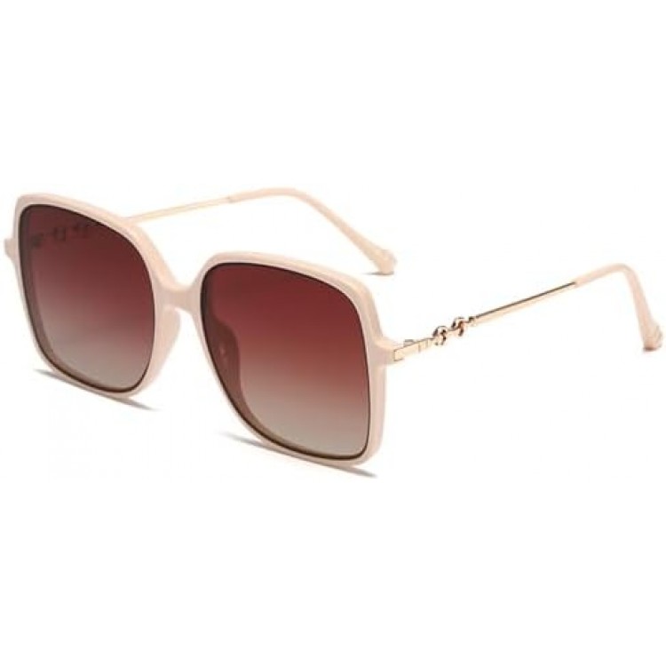 TEYDPCRK Women's Sunglasses with Tinted Lenses, Vintage Polarised Women's Sunglasses A1, pink