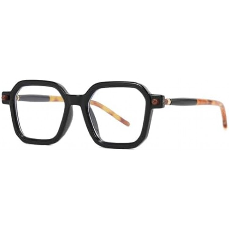 Retro Square Sunglasses For Women Men Irregular Frame Glasses Clear Eyeglasses