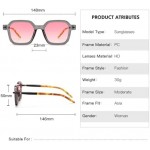 Retro Square Sunglasses For Women Men Irregular Frame Glasses Clear Eyeglasses