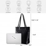 S-ZONE Vintage Genuine Leather Tote Shoulder Bag Handbag Big Large Capacity Upgraded 2.0