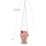 Mary Frances womens Shake It Up Crossbody, Pink, One Size US, Pink