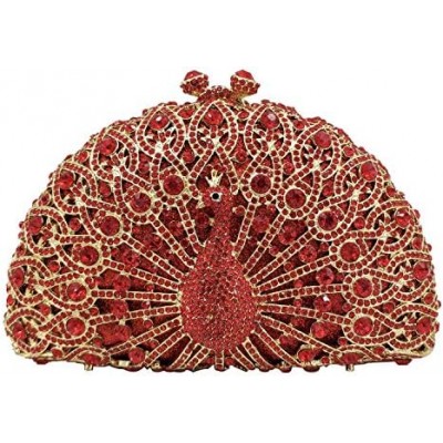 Elegant Crystal Clutches For Women Peacock Clutch Bag Evening Purses and Handbags