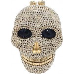 Halloween Novelty Skull Clutch Women Evening Bags Party Cocktail Crystal Purses and Handbags