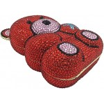 Bear Evening Bags and Clutches for Women Formal Party Cocktail Rhinestone Minaudiere Animal Purse Handbag