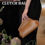 Women Clutch Purse Crossbody Bags,PU Leather Shoulder Bag with Metal Clasp Closure Cross Body Handbags