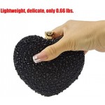 Cute Heart Shape Clutch Purse Mini Love Heart Rhinestone Wedding Handbag Party Women Purse