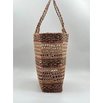 AgnesGP Handmade Colorful Large Tote Bag for Women | Summer Wicker Purse | Woven Tote Large Beach Bag | Women's Handbags & Shoulder Bags | Rattan Beach Shoulder Bag for Vacation