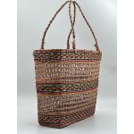 AgnesGP Handmade Colorful Large Tote Bag for Women | Summer Wicker Purse | Woven Tote Large Beach Bag | Women's Handbags & Shoulder Bags | Rattan Beach Shoulder Bag for Vacation