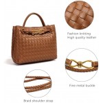 Woven Hobo Bags for Women Tote Bag, Woven Leather Shoulder Crossbody Bag Satchel Bag Woven Handbag Purses