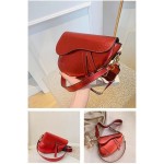 Women Trendy Small Clutch Purse Saddle Shoulder Bag Underarm Handbag Satchel HandBag Crossbody Bag